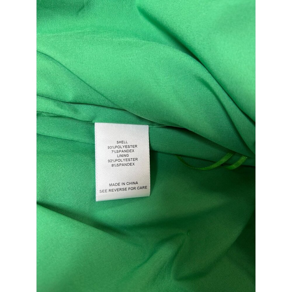 NWT Lucy Paris Womens Green Mini Skirte Zipper Closure Fully Lined sz Large - Picture 5 of 9